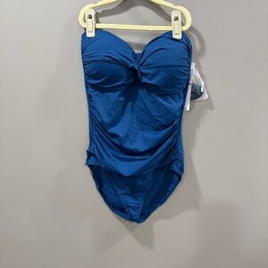 Blue woman’s  One Piece Swimsuit